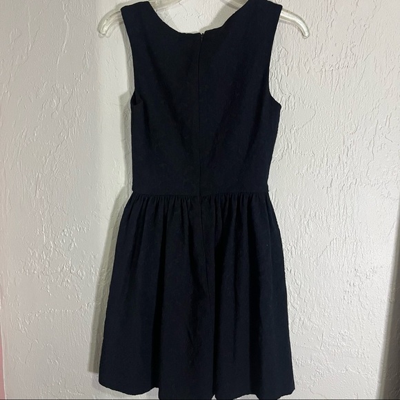 𝅺ZARA Black Fit and Flare Dress Size M - Picture 3 of 8